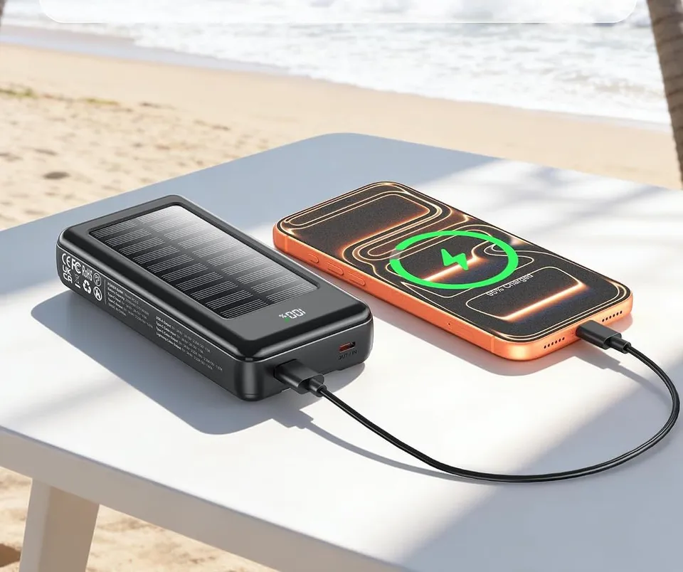 Solarpanel und integrierte Kabel – Bextoo